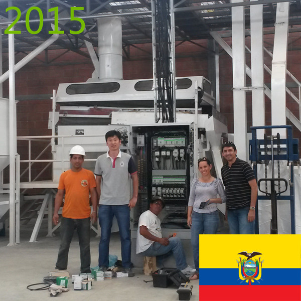 SYNMEC 3T/H Paddy Seed Processing Plant In Ecuador At 2015