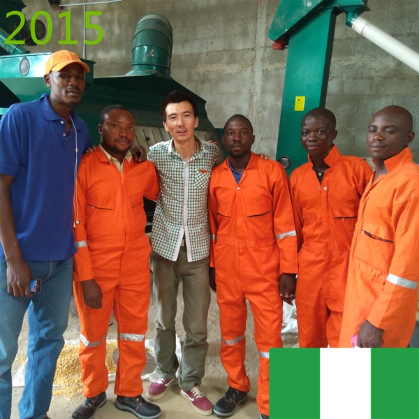 SYNMEC 5T/H Maize Seed Cleaning Plant In Nigeria At 2015