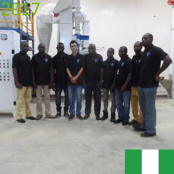 SYNMEC 10T/H Sorghum Cleaning Plant In Nigeria At 2017