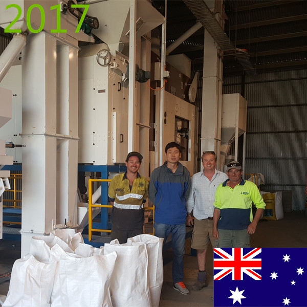 SYNMEC 10T/H Barley Cleaning Plant In Australia At 2017
