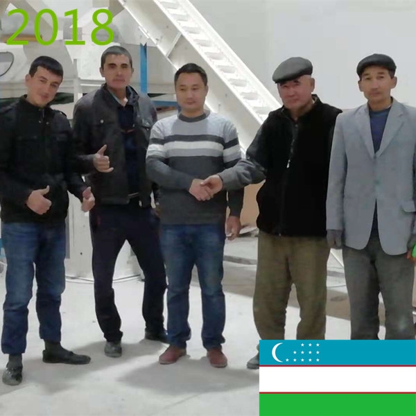 SYNMEC 3T/H Raisin Cleaning Plant In Uzbekistan At 2018