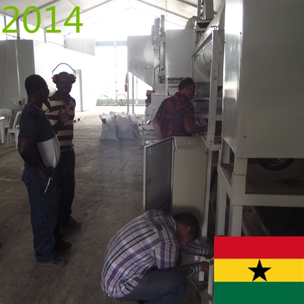 SYNMEC 2T/H Chia Seed Cleaning Plant In Ghana At 2014