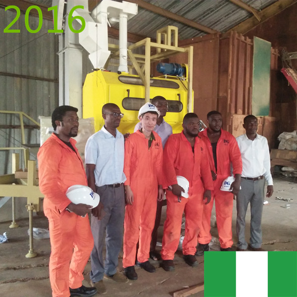 SYNMEC 5T/H Mobile Seed Processing Plant In Nigeria At 2016