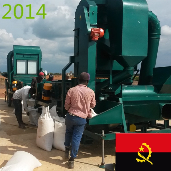 SYNMEC 10T/H Maize Cleaning Plant In Angola At 2014