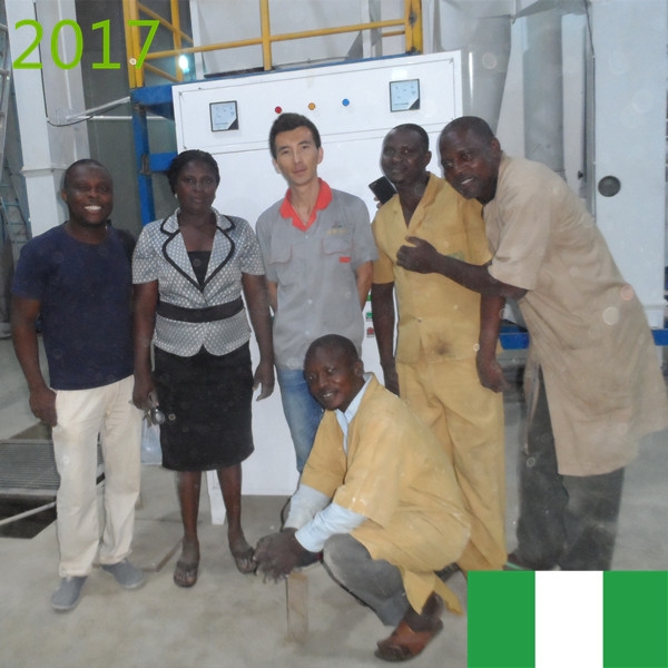 SYNMEC 5T/H Sorghum Cleaning Plant In Nigeria At 2017