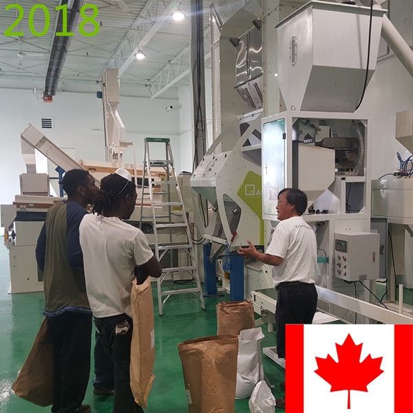 SYNMEC 2T/H Quinoa Cleaning Plant In Canada At 2018