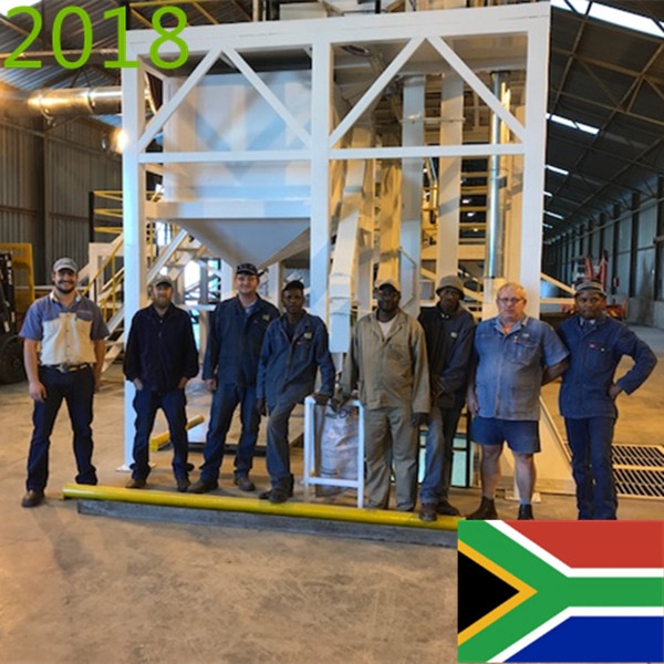 SYNMEC 10T/H Sugar Bean Cleaning Plant In South Africa At 2018